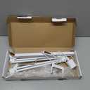 LED Desk Lamp, Manicure Table Lamp, 16" Lamp Head, Dimmable Eye-Caring Drafting Light with 3 Color Modes, 10 Brightness Levels & Adapter, Memory Function(White)