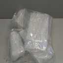 4.8oz/140ml Clear Dessert Cups with Lids and Spoons,50Pcs Reusable Plastic Rectangle Dessert Cups,Mini Serving Bowl for Desserts Mousses,Puddings,Party