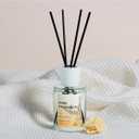 Reed Diffuser - Sea&Guaiac Wood 4.06oz (120ml) 1 Pack Essential Oil Reed Diffuser Set with 8 Sticks, Long Lasting Fragrance for Home, Bathroom, Bedroom, Room, Decor