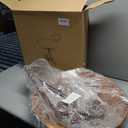 VEWOGARDEN Large Metal Standing Bird Bath and Feeder Combo with Folding Bracket for Outside Garden Yard Patio Decoration, Brass