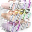 Water Bottle Organizer for 12 Stanley Cup, Kitchen Organizers and Storage for Owala Stanley Cup Accessories, Stackable Kitchen Storage Organization for Cup Mugs Bottles