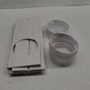 Portable AC Window Vent Kit - Complete Air Conditioner Window Kit, Adjustable PVC Window Seal Kit Panels Up to 60 Inches, for Universal Thread AC Exhaust Hose of 5.1" and 5.9" Diameter