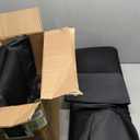 Skechers Air-Cooled Memory Foam Seat Covers,Mesh Thick Car Seat Covers,Piping Leather Car Seat Cover,Airbag Compatible,Automotive Comfort for Most Cars, Vans, Trucks, SUV(Black, Full Set)
