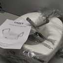 Carex E-Z Lock Raised Toilet Seat With Handles, 5" Toilet Seat Riser with Arms, Handicap Raised Toilet Seat For Seniors and Elevated Toilet Seat (1 Count (Pack of 1))