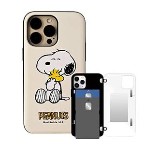Cartoon Manga Animation Anime Phone Case Shockproof Dual Bumper Case UV Color Printing Card Wallet Phone case Compatible for iPhone 15 Pro Max (Peanuts)
