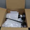 NIORSUN Battery Operated Wall Sconce Set of 2,Black Rechargeable Wall Lights with 5200mAh Dimmable Detachable Bulbs and Remote, 10 Colors Wireless Wall Lamps for Bedroom Living Room Hallway Decor