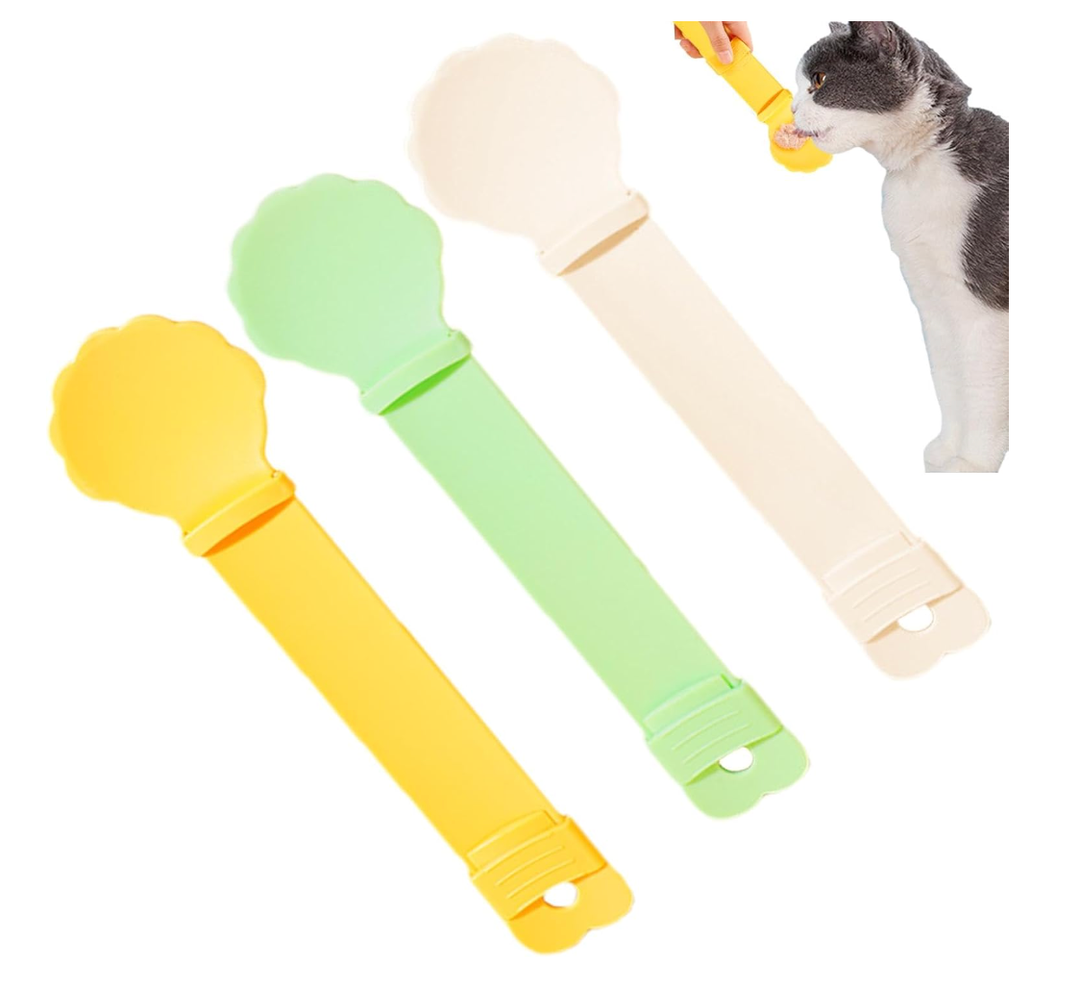 Cat Food Spoon, Canned Cat Spoon, Liquid Snack Dispenser, Pet Tablespoons, Cat Treat Dispenser