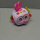 Toys for 1+ Year Old Girl, Musical Busy Cube for Toddlers 1-3 year old, Montessori 6-in-1 Activity Cube with Lights & Sounds, Wheels for Tummy Time & Crawling Training, Birthday Gifts for Baby Girl (Pink)