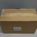 SUBEKYU Mini Trash Can with Lid,Small Desk Trash Can,Countertop Mini Garbage Cans,Tiny Waste Basket,White,with 3 roll Bags