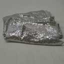 ShinyBeauty Silver Glitter Carpet Runner - 2FTx15FT for Weddings, Parties, and Special Events