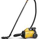 Eureka Canister Vacuum, Pet Friendly Vacuum Cleaner for Home, Lightweight Powerful Vacuum for Carpets and Hardfloors, 3670G Ordinary, Yellow