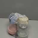 4 Pack Overnight Oats Containers with Lids and Spoons, 16 oz Glass Mason Jars with Airtight Lids, Overnight Oats Jars for Milk, Cereal, Fruit