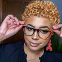 Pixie Cut Human Hair Wig for Women 27# Blonde Color Short Layered Pixie Cut Curly Style Human Hair Glueless Full Machine Made Wig Lightweight and Breathable Wear and go Wig (Blonde)