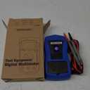 2000pF~200uF Capacitor Tester, 200~2000M0 0hm MeterCapacitance Meter, hFE Test Multimeter, Manual Range, Backlight, Auto Power Off, Testing Meter Tool (GC-4070L-BL)