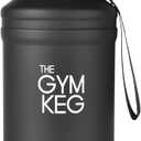 THE GYM KEG Stainless Steel Water Bottle - Leak-Proof, Insulated Beverage Container for Hot and Cold Drinks - Durable, Versatile and Kid-Safe - Keg Stainless Steel Bottle - New