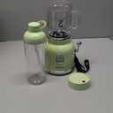 Homeleader Smoothie Blender, Personal Blender for Shakes and Smoothies, With 6 Sharp Blades, 21oz Travel Cup and Lids, Green Machine, Function Blender Juicer