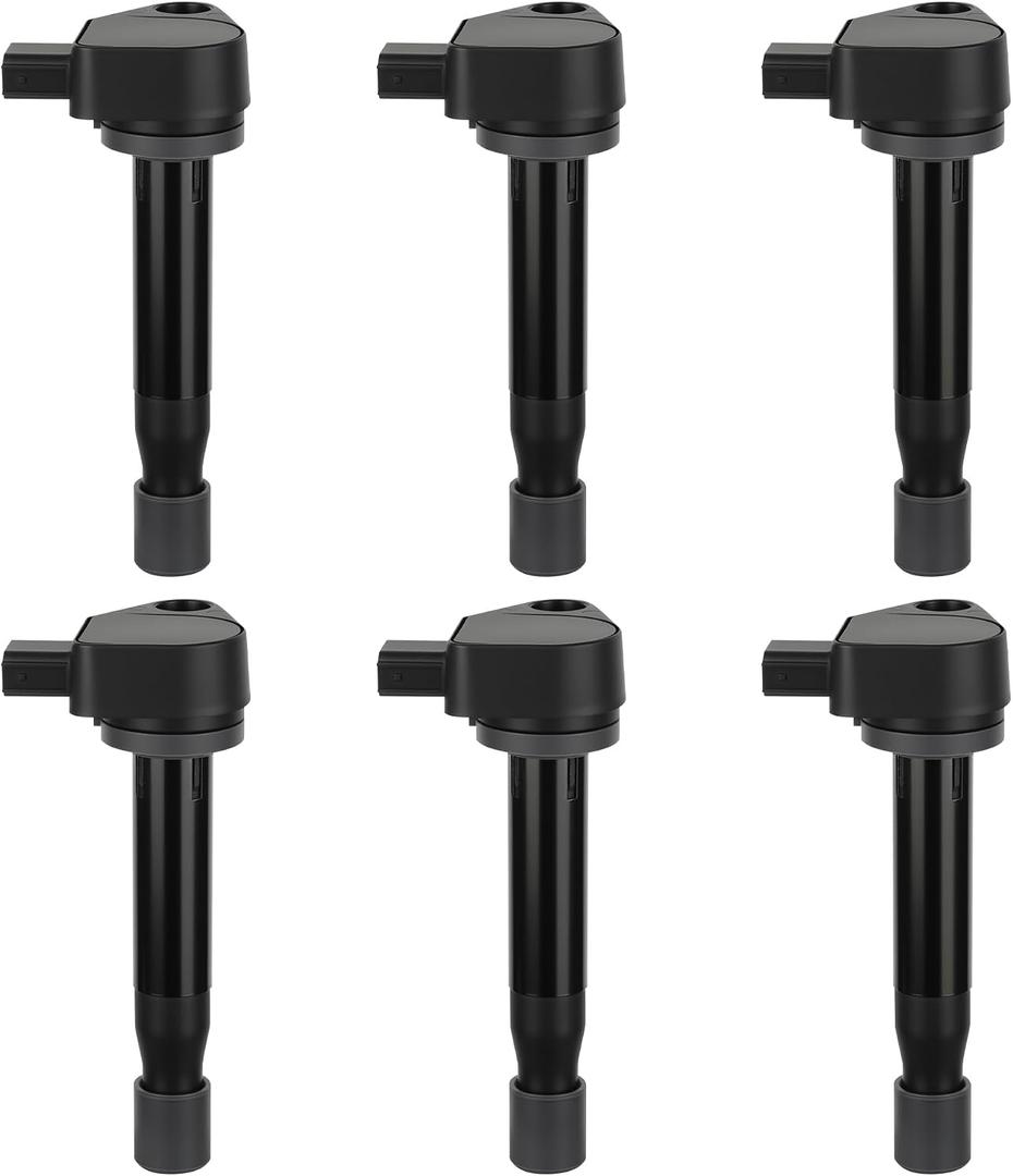 Set of 6 Ignition Coil Pack Fits for Honda Odyssey Accord EX LX for Acura TL RL CL 3.2 3.5 3.0 V6 2000 2001 2002 2003 2004 2005 2006 2007 2008 Coils Replaces# UF242 30520P8EA01 C1221 5C1013