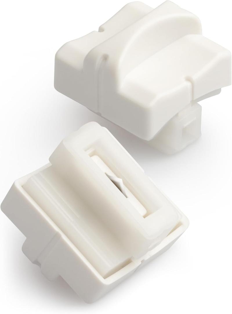 Firbon 2Pcs Refill Blades for A4 A5 Paper Cutter, Spring-Loaded Safeguard Design Replacement Blade for Paper Trimmers (White)