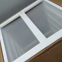 IRIS USA 47 Qt. Extra-Large Stackable Storage Drawer Plastic Drawer Organizer with Clear Doors, for Pantry Bedroom Closet Kitchen Under-Sink Home and Office De-Clutter Shoes and Crafts, White, 2-Pack