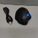 TECKNET Pro Wireless Trackball Mouse, Bluetooth Mouse with Ergonomic Thumb Control, USB-C Rechargeable, RGB Light Mice with Adjustable DPI, 3-Device Connectivity (BT or 2.4G),for PC/Mac/Laptop - Black