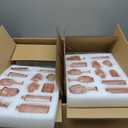 Bud Vases in Bulk 24, Clear Small Glass Vase for Centerpiece Table Decorations, Durable Mini Glass Vases for Flowers, Decorative Flower Vase for Wedding Decor, Party, Home Decor, Housewarming