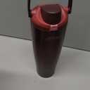 Owala FreeSip Sway Insulated Stainless Steel Water Bottle with Two-Way Spout, Built-In Straw and Bucket Handle, Made for Travel, School, and Sports, 40oz, BPA Free, Leak Proof, Black Cherry