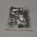 50pcs 1/4 Inch 304 Stainless Steel Rubber Cushioned Insulated Cable Clamps, Pipe Clamps, Metal Clamp, Wire Clamps for Tube, Lines, Automotive, Wire Cord Installation (Black, 6mm)