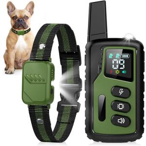 Shock Collar for Dogs, Ultimate Dog Training Collar with Remote, 4500FT Range, IP68 Waterproof, 3 Humane Modes (Beep, Vibration, Shock), Safety Lock & Safety Light for Small, Medium & Large Dogs