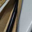 Pushglossy 1 Pcs Replacement Door Bottom with Vinyl Fins 36" Long 1 3/4" Wide Threshold Seal Bottom of Door Weatherstrip Kerf Weather Stripping for 7/8" Between Barbs (Black)
