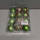 12Pcs Christmas Balls Tree Decorations, 2.4inch Plastic Shatterproof Glitter Hanging Ornaments for Christmas Tree Home Kitchen Office Indoor Xmas Tree Wall Window Fireplace Mantel Decor (Grey Pink White Red Brown)