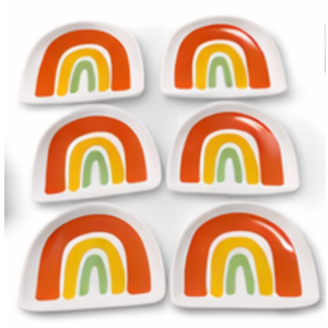 RAINBOW TRINKET DISH 8Pcs