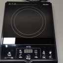 Mueller RapidTherm Portable Induction Cooktop, 1800W Hot Plate Electric Stove Top Burner. 8 Temp Levels, Auto-Off & Pot Detection, LED Display, Child Lock, 4 Programs, Burners for Cooking