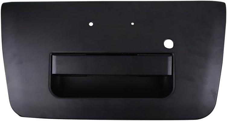 Matte Smooth Black Tailgate Handle Rear Bed Outer Door Handle Open Lock Close Latch Compatible with Nissan Frontier 2005-2014
