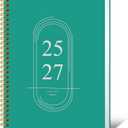 Monthly Planner 2025-2027 - 2 Year Monthly Planner Calendar 2025-2027, July 2025 - June 2027, 7.3" * 9.5", 24 Months Calendar Planner with Waterproof CoverSpiral Bound, for Office, School Home Planning - Blue
