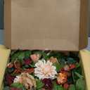 WEIERYUE(Pack of 2 Artificial Flowers Decorations, Wedding Flowers, Wedding, Banquet, Party, Reception Entrance Welcome Sign and Background Decoration(Sunset Orange)