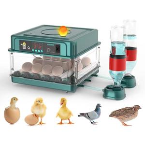 Automatic Egg Incubator 12-38 Egg Digital Poultry Hatcher Machine ith Automatic Egg Turning, Temperature & Humidity Control, Efficient LED Lighting for Chicken Geese Ducks Pigeons Quails (12 Eggs)