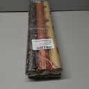 2 x Aimyoo Kraft Christmas Wrapping Paper Set, Vintage Red Black Xmas Gift Wrap Paper Rolls, Deers Snowflakes Merry Christmas Tree Truck Design, 17 in x 10 ft per Roll