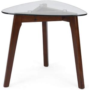 Christopher Knight Home END Table, Walnut, 23.25" x 22.25" x 22"