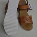 Skechers Women's Desert Kiss - Sunny Flair Sandal (6.5, Luggage)