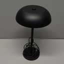Portable Mushroom Table Lamp with 5200mAh Battery, Cordless LED Night Light with Stepless Dimming, 3 Color Modes & Adjustable Height for Bedroom, Patio, Bar Decor and Coffee Shop Ambiance (Balck-tall)