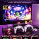 2026 Upgraded Retro Gaming Console, Retro Game Stick, 4K HD HDMI TV Game Stick, Built-in Classic Video Games, Plug & Play Game Console for TV 2 Wireless Controllers
