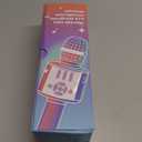 Amazmic Kids Karaoke Microphone Machine Toy Bluetooth Microphone Portable Wireless Karaoke Machine Handheld with LED Lights, Gift for Children Adults Birthday Party, Home KTV(Black Gold)