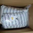 Eddie Bauer - King Comforter Set, Super Soft Bedding with Matching Shams, Two-Piece Back Closure, Modern Room Essentials (Cooper Stripe Blue, King)