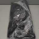 OIAHOMY 105L Blanket Basket for Living Room, Large Basket 23.6" x 23.6" x 14.6" with Handle, Laundry Hamper for Blankets, Pillows, Toy Storage for Kids, Dogs - Black