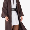 Knight Costume Master Robe Warrior Role Play Cloak Outfits Tunic Hooded Cape Halloween Accessories M