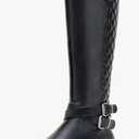 Vepose Women's 949 Knee High Boots,Tall Riding Boots Low Heel with Wide Calf and Wide Widths 8