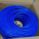 | CAT6 Plenum Cable 1000ft | UTP, 23AWG, 550MHz | DSX-8000 Certified | Most Certified Cable of The Whole Market (Blue)