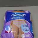 Always Discreet Adult Diapers for Women, Incontinence Underwear, Postpartum Essentials, Disposable Briefs, Max Absorbency, Bladder Leak Protection, Large, 17ct