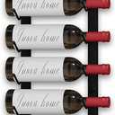 Wine Rack Wall Mounted, Premium Black 12 Bottle Wall Wine Rack, Metal Wine Rack for Wine Display, Wall Racks for Wine Storage, Hanging Wine Shelf for Home Bar, All Mounting Hardware Included