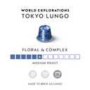 Nespresso Capsules Original Line Tokyo Vivalto Lungo, Medium Roast Coffee, 50 Count Coffee Pods (EXP 05/31/27)